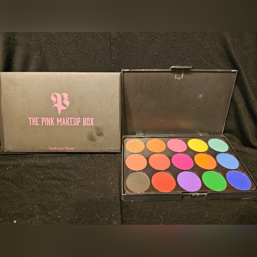 Pink Makeup Box Eye Shadow Palette